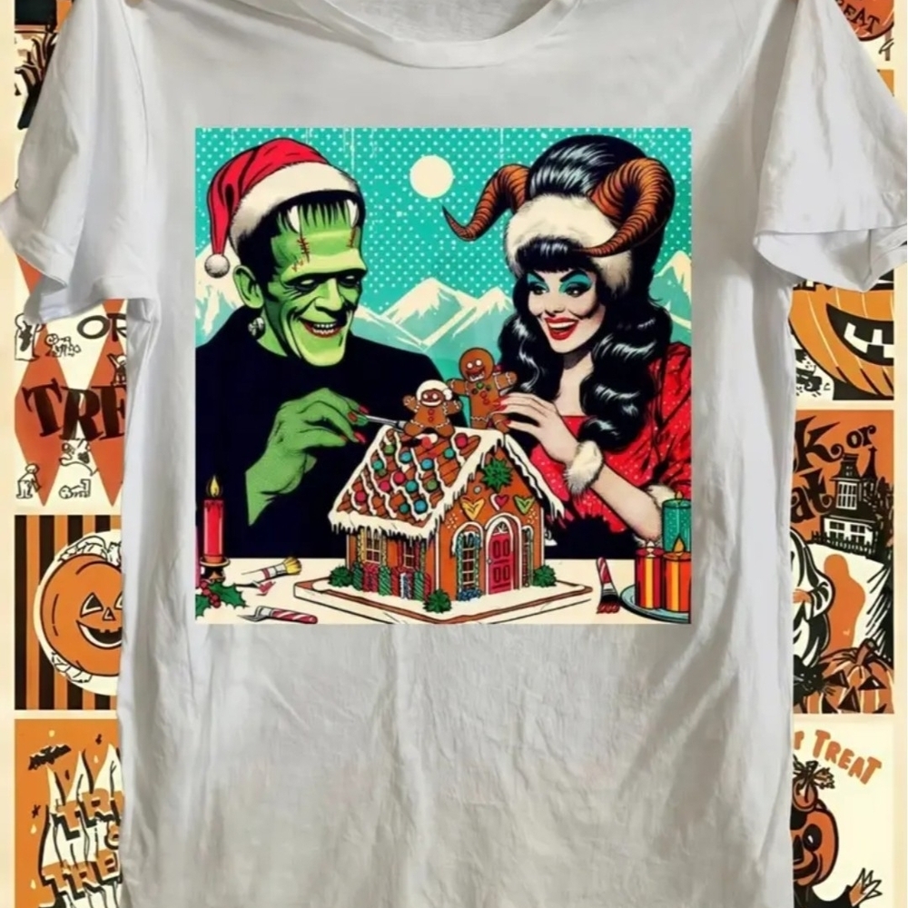 Festive Monster Holiday T-Shirt